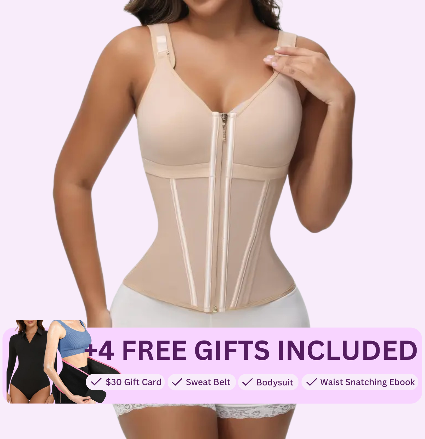 Waist Trainer with Bra